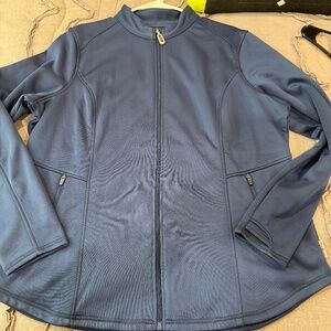 Navy scrub jacket